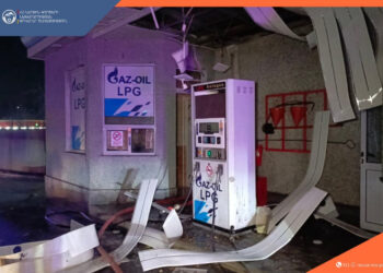 Հրդեհ՝ Ռուբինյանց փողոցում գտնվող գազալցակայաններից մեկում