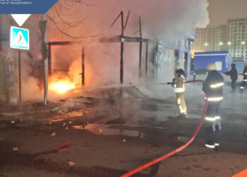 Հրդեհ Պարույր Սևակ թաղամասում՝ ավտոպահեստամասերի խանութում