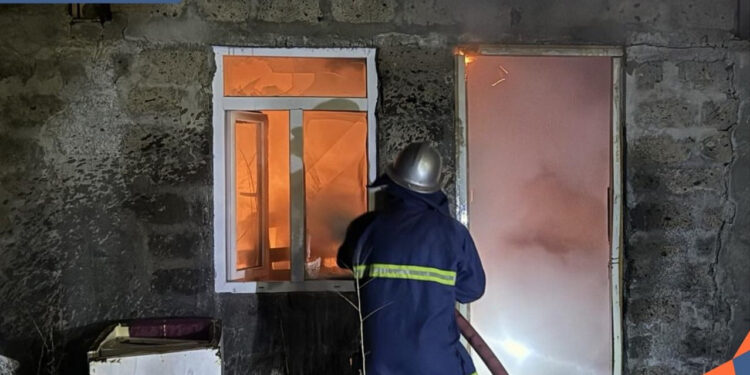 Հրդեհ Րաֆֆու փողոցում․ այրվել է չշահագործվող պահակակետ