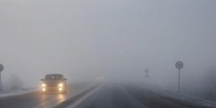 Չարենցավան քաղաքում մառախուղ է