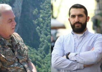 Լուսանկարում Լևոն Մնացականյանն է՝ Շուշիում, այ էսպես եմ հիշելու ու սպասելու իրեն ու մնացած տղերքին․ Վարուժան Գեղամյան