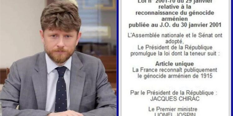 «24 տարի առաջ այս օրը Ֆրանսիան ճանաչեց Հայոց ցեղասպանությունը». ՀՀ-ում Ֆրանսիայի դեսպան