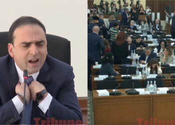 Հանգստացե՛ք․ լարված իրավիճակ ու քաշքշուկ՝ ավագանու նիստում․ ձեր քուչի բազարներն էս դահլիճից դուրս. տեսանյութ