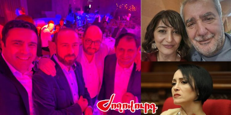 Ալեն Սիմոնյանը, Անդրանիկ Քոչարյանն ու ծննդյան փարթին . «Ժողովուրդ»