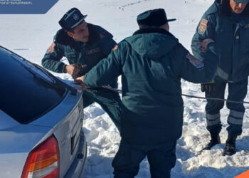 Փրկարարներն արգելափակումից դուրս են բերել 9 ավտոմեքենա