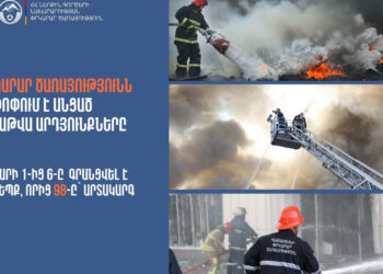 Գրանցվել է 360 դեպք, որից 98-ը՝ արտակարգ. ՆԳՆ ՓԾ-ն ամփոփել է շաբաթը