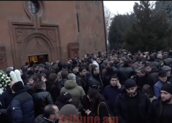 Վթարից մահացած Մհեր Սահակյանի հոգեհանգիստը. ՈւՂԻՂ