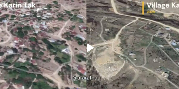 Ադրբեջանը  ոչնչացրել է օկուպացված Արցախի  Քարին Տակ գյուղը. տեսանյութ