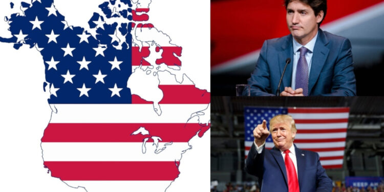 Թրամփը հրապարակել է «միավորված» ԱՄՆ-ի և Կանադայի քարտեզը. Թրյուդոն արձագանքել է