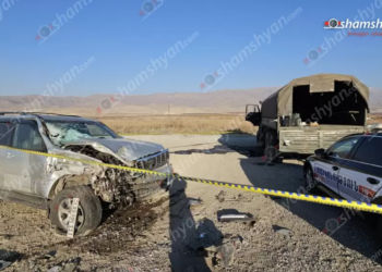 Արարատում բախվել են «Toyota»-ն և ՊՆ-ի «KamAZ»-ը. կան տուժածներ