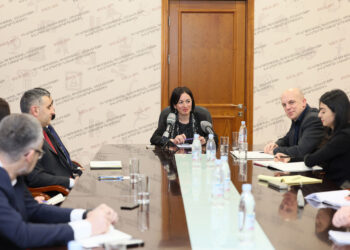 Ժաննա Անդրեասյանը հանդիպել է «Ակադեմիական քաղաք» ծրագրի միջազգային գործընկերների հետ