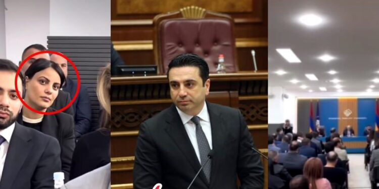 Ալեն Սիմոնյանի թե՛ ընտանիքի անդամները, թե՛ աշխատակիցները «գրավել են» ՔՊ-ն. «Ժողովուրդ»