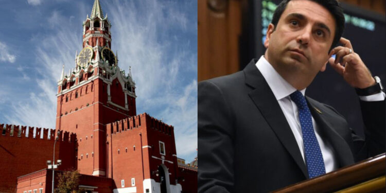 Կրեմլն արձագանքել է Ալեն Սիմոնյանի՝ Մոսկվայի միջնորդության մասին հայտարարությանը