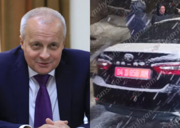 Երևանում վթարի է ենթարկվել ՌԴ դեսպան Կոպիրկինի ծառայողական ավտոմեքենան․ դեսպանն ու վարորդը տեղափոխվել են հիվանդանոց