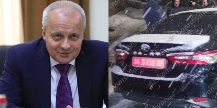 Երևանում վթարի է ենթարկվել ՌԴ դեսպան Կոպիրկինի ծառայողական ավտոմեքենան․ դեսպանն ու վարորդը տեղափոխվել են հիվանդանոց