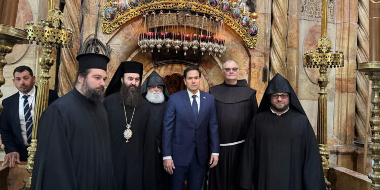 ԱՄՆ պետքարտուղար Մարկո Ռուբիոն Երուսաղեմում այցելել է Սուրբ Հարության տաճար