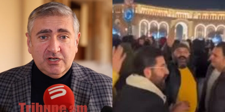 Ինչ-որ մարդիկ ակնհայտորեն լակած ոռնում են Երևանի կենտրոնում, քաղաքացիներն անտեսում են. տեսանյութ