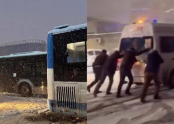 Ավտոբուսներն ու շտապօգնության մեքենաները երթևեկում են ձմեռային անվադողերով. քաղաքապետարան