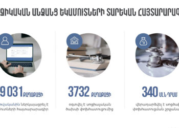2024-ին 2023-ի հաշվետու տարվա համար հայտարարագիր է ներկայացրել 59 031 ֆիզիկական անձ. ՊԵԿ