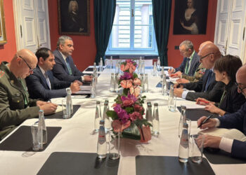 Պապիկյանն ու Իտալիայի պաշտպանության նախարարը քննարկել են պաշտպանության բնագավառում համագործակցությանն առնչվող մի շարք հարցեր