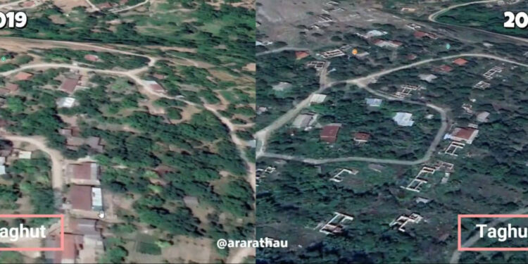 Ադրբեջանցիները գրեթե ամբողջական ավերել են Հադրութի շրջանի Թաղուտ-Թաղոտ գյուղը