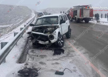 Արագածոտնում բախվել են «ՎԱԶ 2121»-ը և «ՎԱԶ 2107»-ը