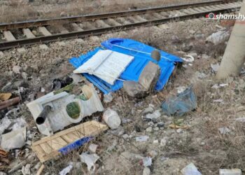 Երևանում դիսպետչերական կետերից մեկում տեղադրված բիոզուգարանն անհայտ անձինք նետել են ձորը