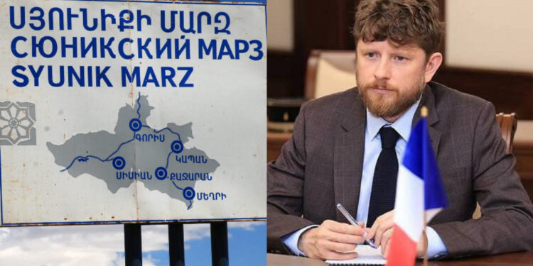 «Սյունիքը Հայաստանի անբաժան մասն է, դրա բնակիչներն իրավունք ունեն ապրել խաղաղ». Ֆրանսիայի դեսպան
