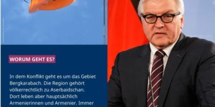 Գերմանիայի նախագահն Արցախի մասին գրառում է արել