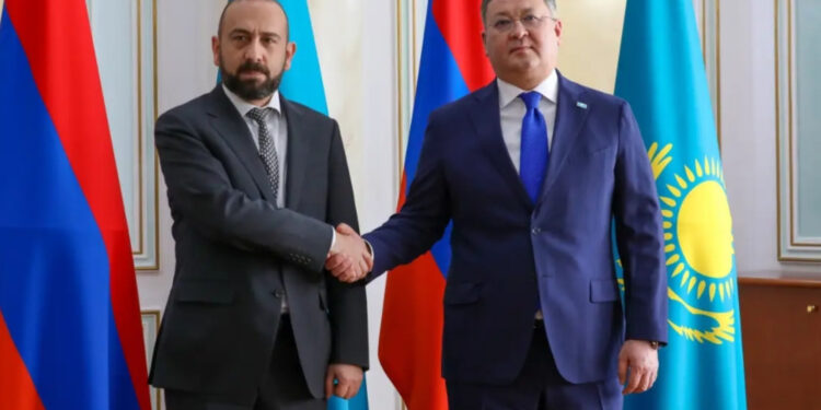 «Երևան-Բաքու կարգավորումը լայն հեռանկարներ կբացի Հրվ. Կովկասի աշխարհառազմավարական զարգացմամբ հետաքրքրված այլ երկրների համար». Ղազախստանի ԱԳ նախարար