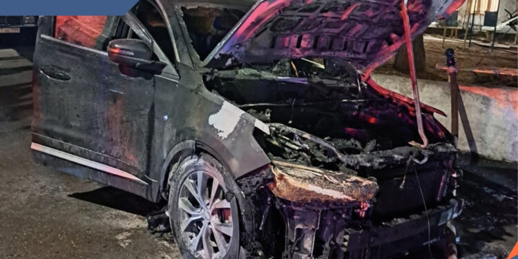 Ավտոմեքենայում բռնկված հրդեհը մարվել է․ տուժածներ չկան