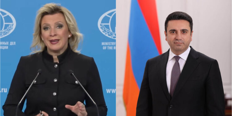 «Այս հարցը նրա իրավասության մեջ չէ, ուստի չեմ ցանկանում մեկնաբանել այս պաշտոնյայի ասածը». Զախարովան՝ Ալեն Սիմոնյանի հայտարարության մասին