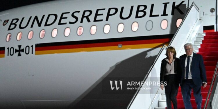 Հայաստան է ժամանել Գերմանիայի նախագահ Ֆրանկ-Վալտեր Շտայնմայերը