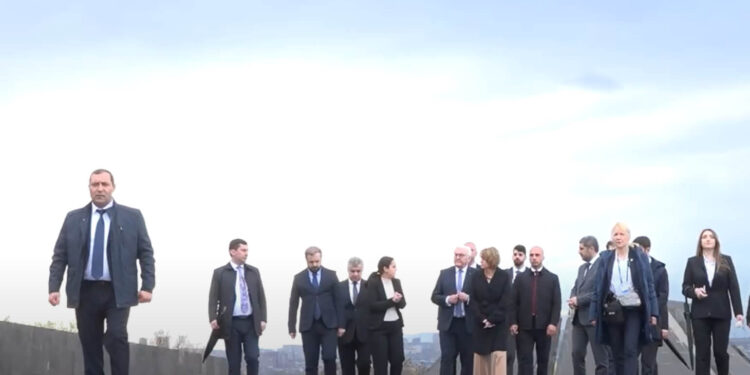 Գերմանիայի նախագահի գլխավորած պատվիրակությունն այցելել է Ծիծեռնակաբերդ
