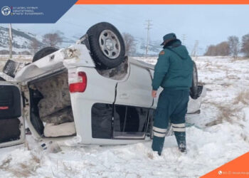 Սպիտակ-Երևան ավտոճանապարհին «Mitsubishi»-ն դուրս է եկել ճանապարհի երթևեկելի գոտուց