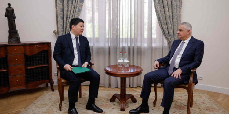 «Մհեր Գրիգորյանը ԵՏՀ ինտեգրման և մակրոտնտեսության նախարարի հետ քննարկել է համաշխարհային տնտեսական զարգացումներին առնչվող հարցեր». Մհեր Գրիգորյանը