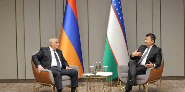Մհեր Գրիգորյանն Ուզբեկստանի փոխվարչապետի հետ քննարկել է երկկողմ առևտրատնտեսական հարաբերությունների զարգացմանն առնչվող հարցեր