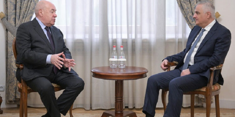 Մհեր Գրիգորյանն ընդունել է Պուտինի հատուկ ներկայացուցչին