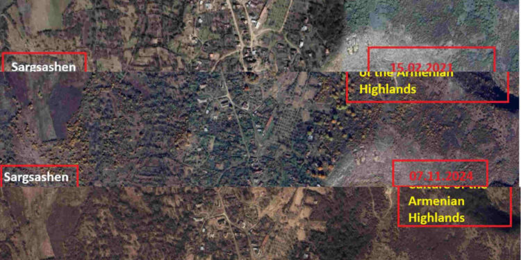 Արցախի Սարգսաշենը՝ տներով, փողոցներով, պատմական շերտերով, գրեթե հիմնովին ոչնչացվել է