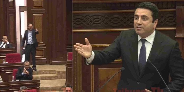 Գլուխդ պատո՛վ ես տվել. սպառնու՞մ ես ինձ. վեճ՝ ԱԺ-ում Ալեն Սիմոնյանի ու Գեղամ Մանուկյանի հետ. տեսանյութ