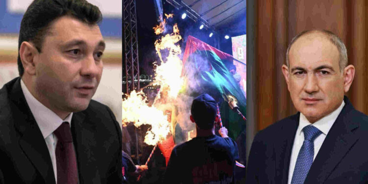 «Նիկոլն Ալիևի կողմից Արցախի դրոշը ոտքի տակ գցելը չի դատապարտում, բայց Ադրբեջանի դրոշի այրումը հայ երիտասարդների կողմից դատապարտում է». Շարմազանով