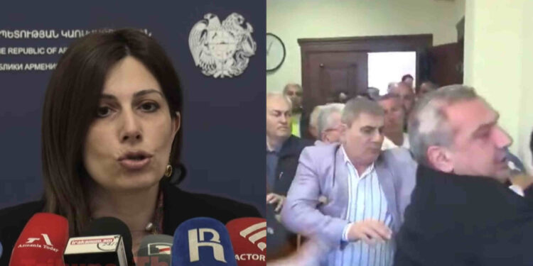 Թաղապետն ուղիղ եթերում մարդ է ծեծում. նախարարի արձագանքը՝ դաժան ծեծին. տեսանյութ