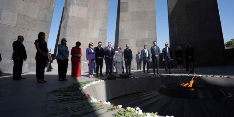 «Հարգում ենք 110 տարի առաջ սարսափելի ցեղասպանության ժամանակ սպանված 1.5 մլն հայերի հիշատակը». Նենսի Փելոսի