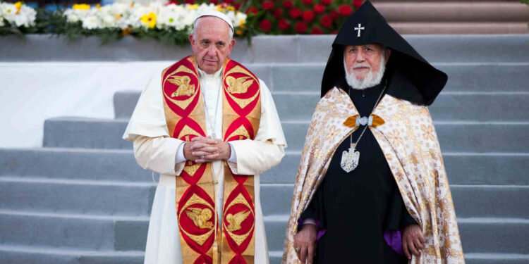 «Երջանկահիշատակ Ֆրանցիսկոս Պապը խոնարհ, քաջ ու բարի հովիվ էր». Ամենայն Հայոց Կաթողիկոսը ցավակցագիրը՝ Հռոմի Պապի վախճանման առիթով