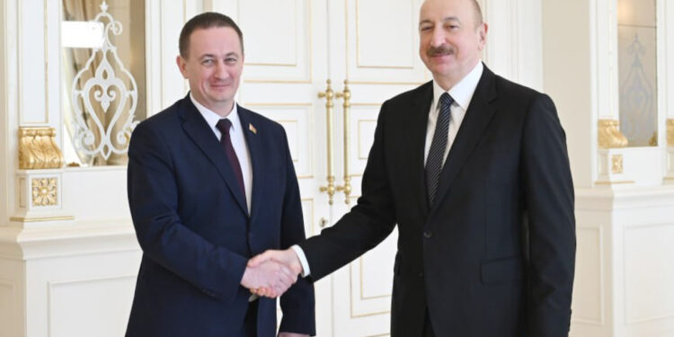 Ալիևն ընդունել է Բելառուսի վարչապետ Տուրչինին