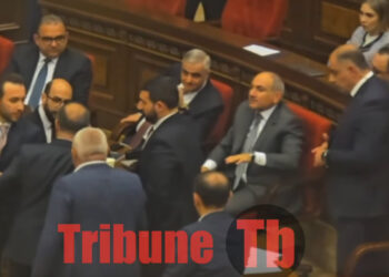 Արա ա՛յ համբալ, արի հելի դուրս. ՔՊ-ականները քաշում են Սեյրան Օհանյանին, ագրեսիվ վրա տալիս. տեսանյութ