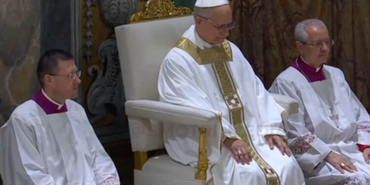 Նորընտիր Հռոմի Պապն առաջին պատարագն է մատուցել Սիքստինյան կապելլայում