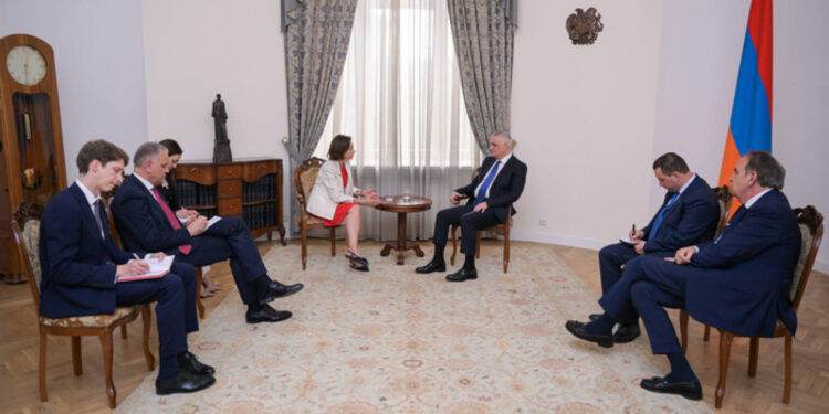 Մհեր Գրիգորյանն ու ԵՄ Արտաքին գործողությունների եվրոպական ծառայության գլխավոր քարտուղարը գոհունակությամբ ընդգծել են Հայաստան-ԵՄ հարաբերություններում արձանագրված առաջընթացը