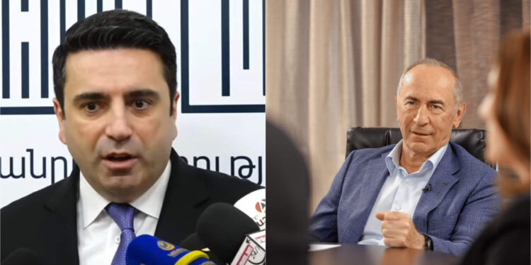 Ռոբերտ Քոչարյանը մարդասպան է, թալանչի է, ձեռքերն արյան մեջ են․ Ալեն Սիմոնյան. տեսանյութ