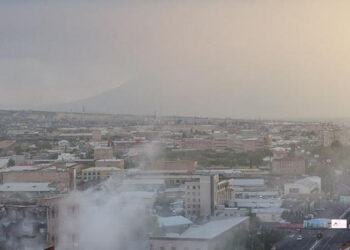 Ուժեղ քամու հետևանքով Երևանի կենտրոնում արձանագրվել է փոշու կոնցենտրացիայի զգալի աճ